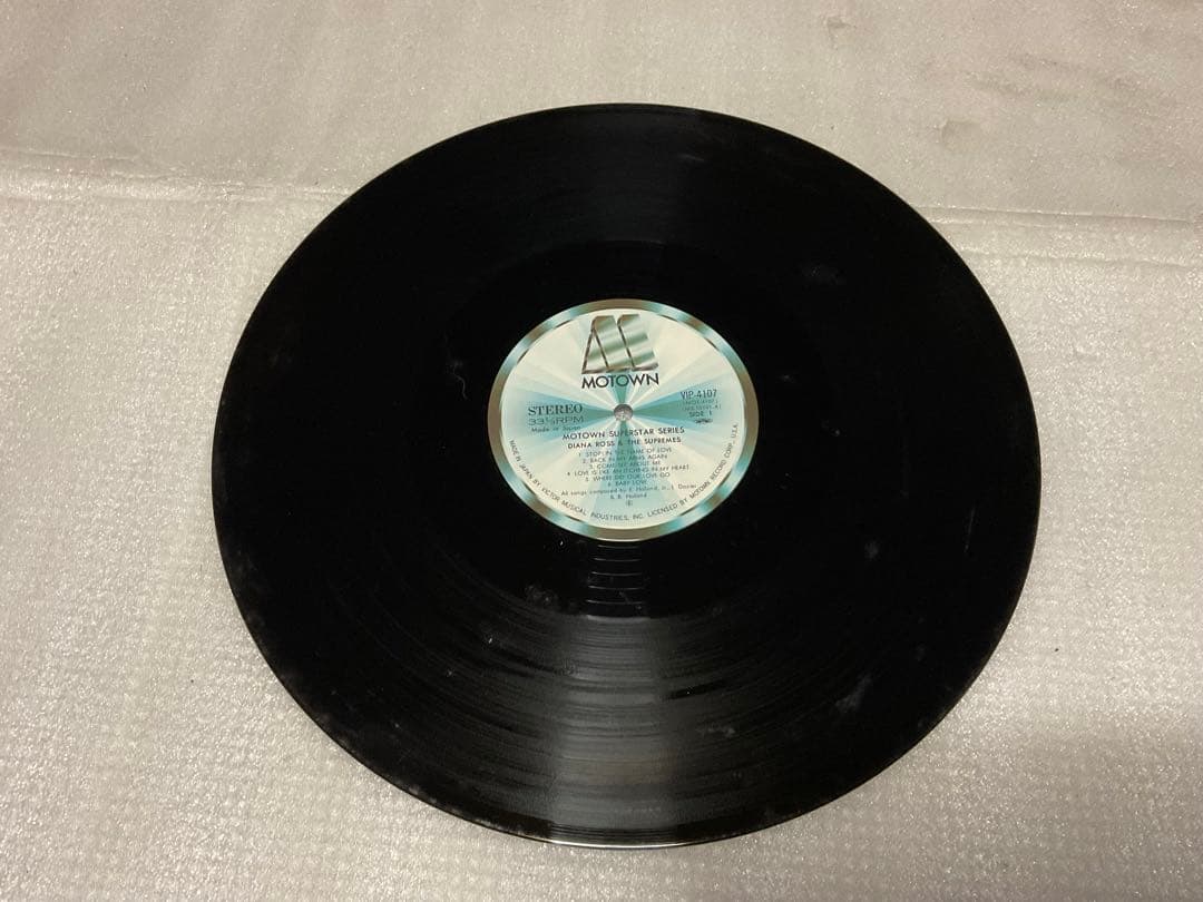 LPレコード／ダイアナ・ロスとシュープリームス。【ソウル／LPレコード。美品】。