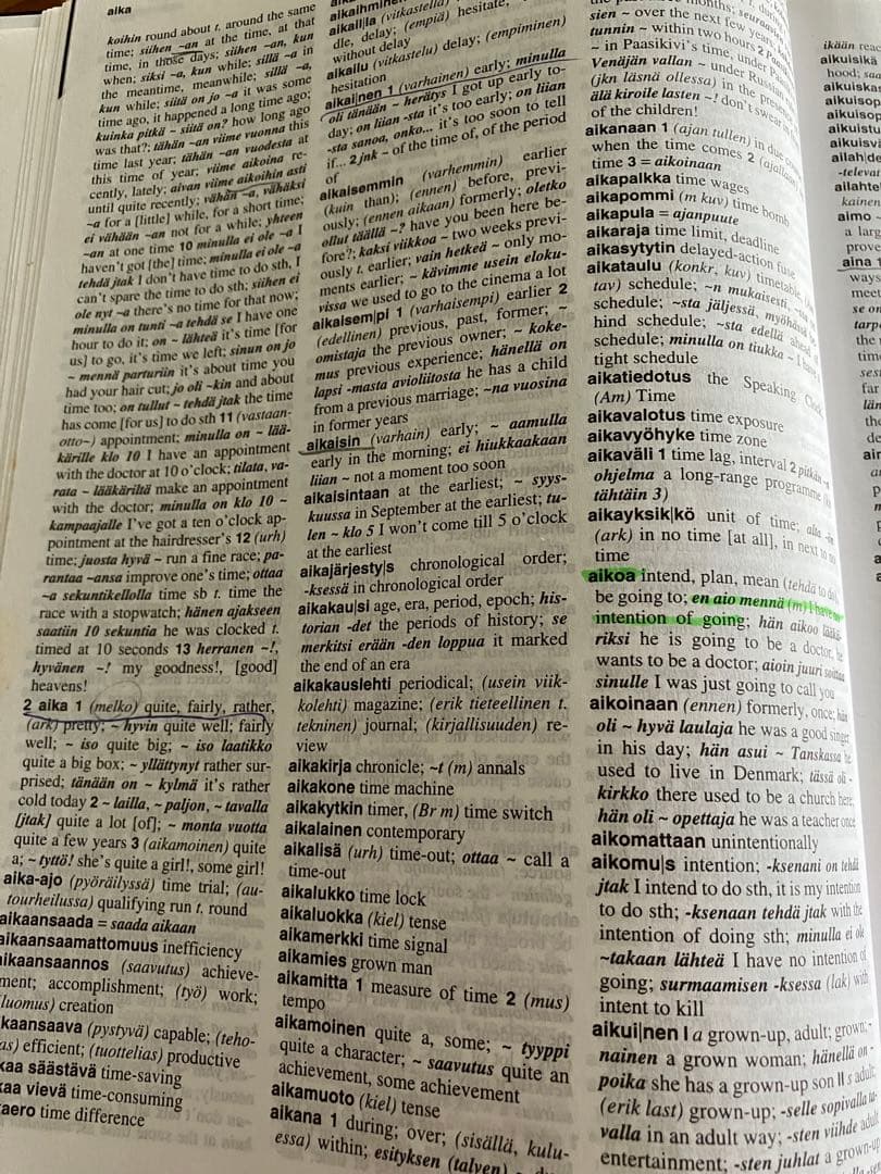 フィンランド語 英語 辞書suomi englanti