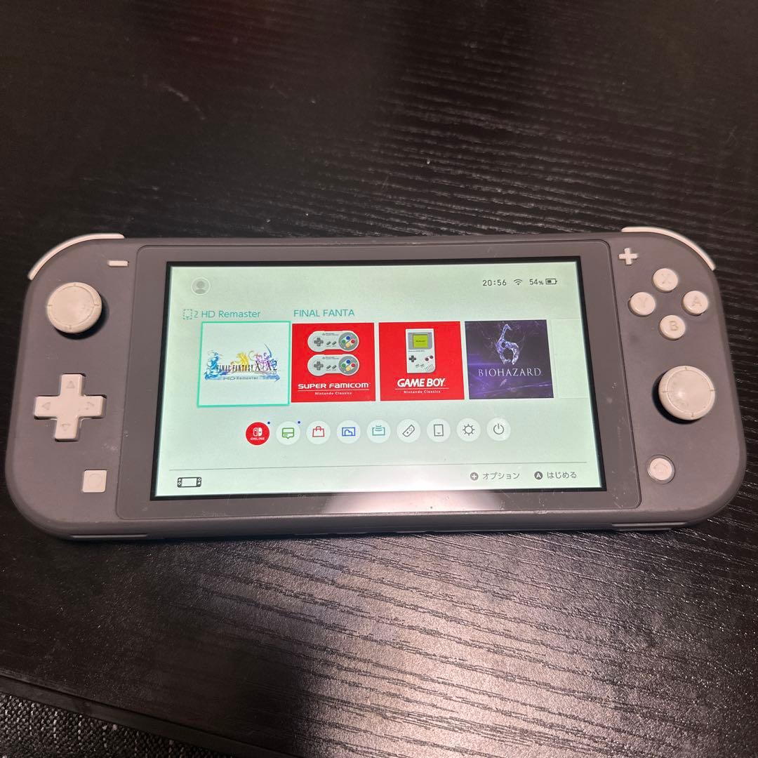 Nintendo Switch Lite グレー 本体　マイクロSD64GB付き