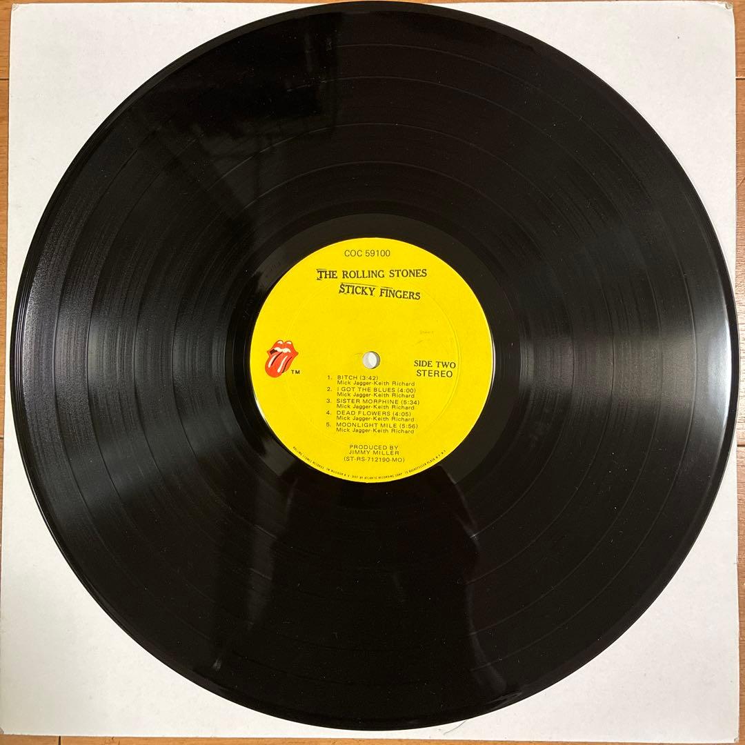 ローリングストーンズ 名盤 レコード スティッキーフィンガーズ USオリジナル盤