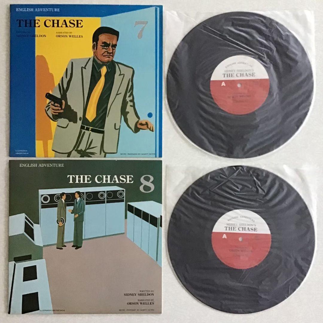 動作確認済★英語教材 THE CHASE 追跡 レコード 教科書 テキスト