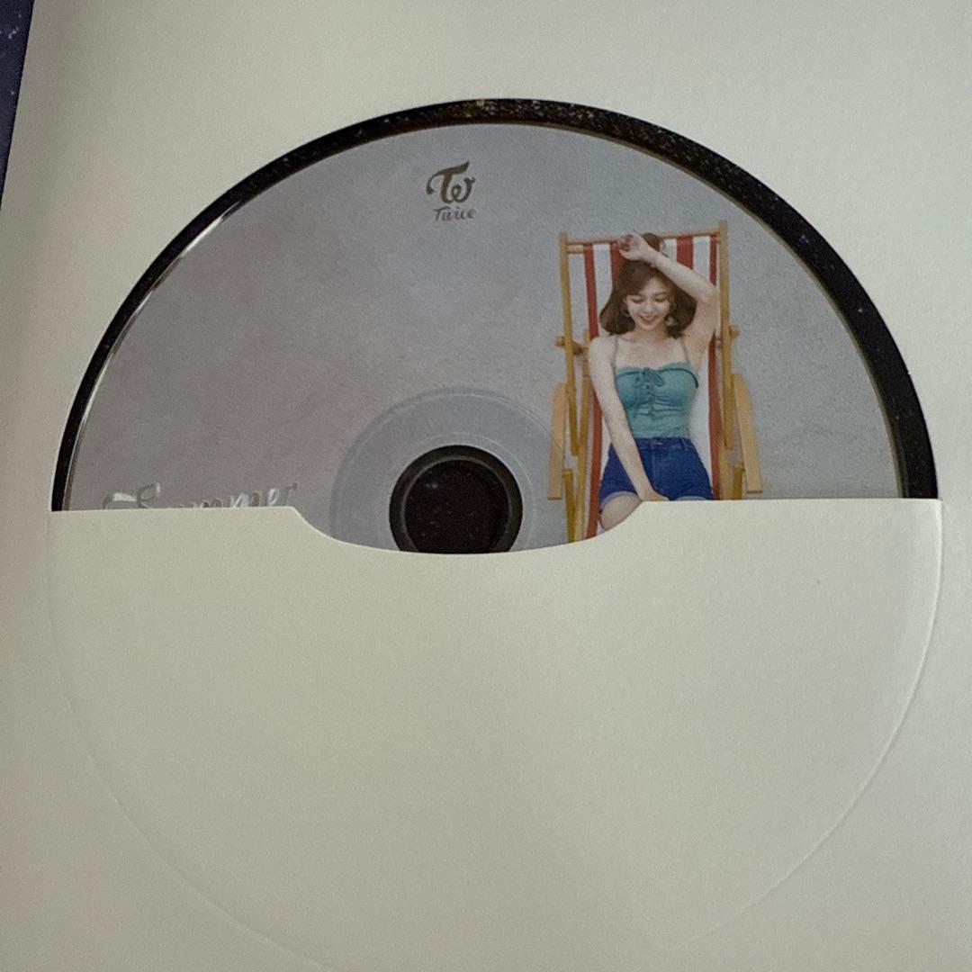 TWICE summer nights CD レーベル　フォト　ジョンヨンセット