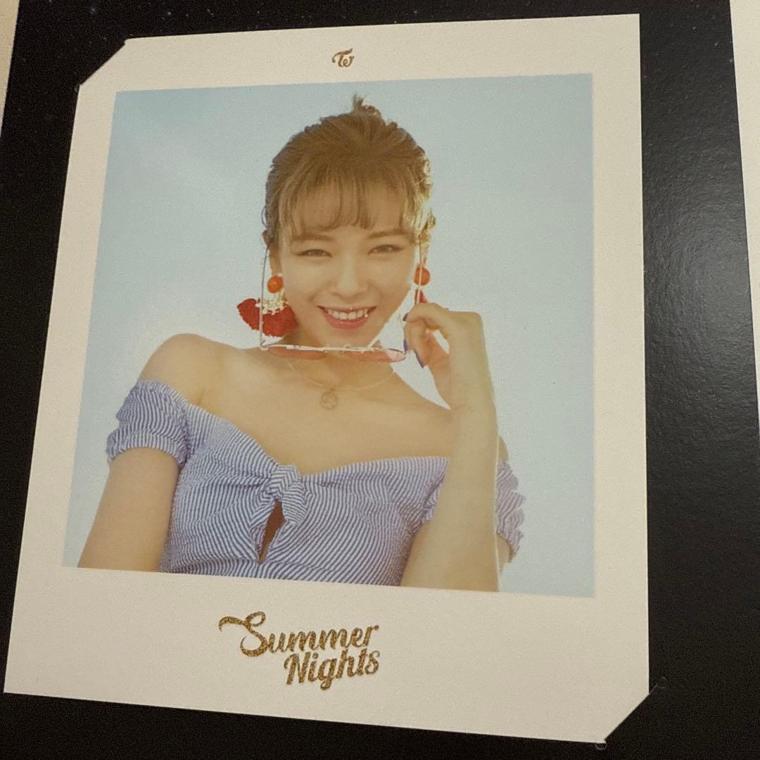 TWICE summer nights CD レーベル　フォト　ジョンヨンセット