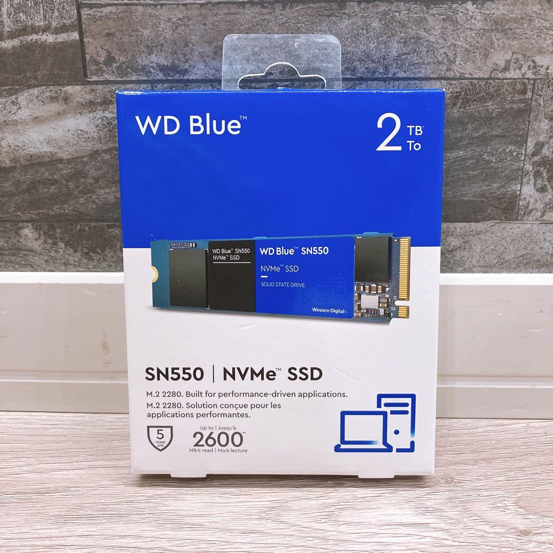 内蔵型SSD WD Blue SN550 2TB NVMe SSD