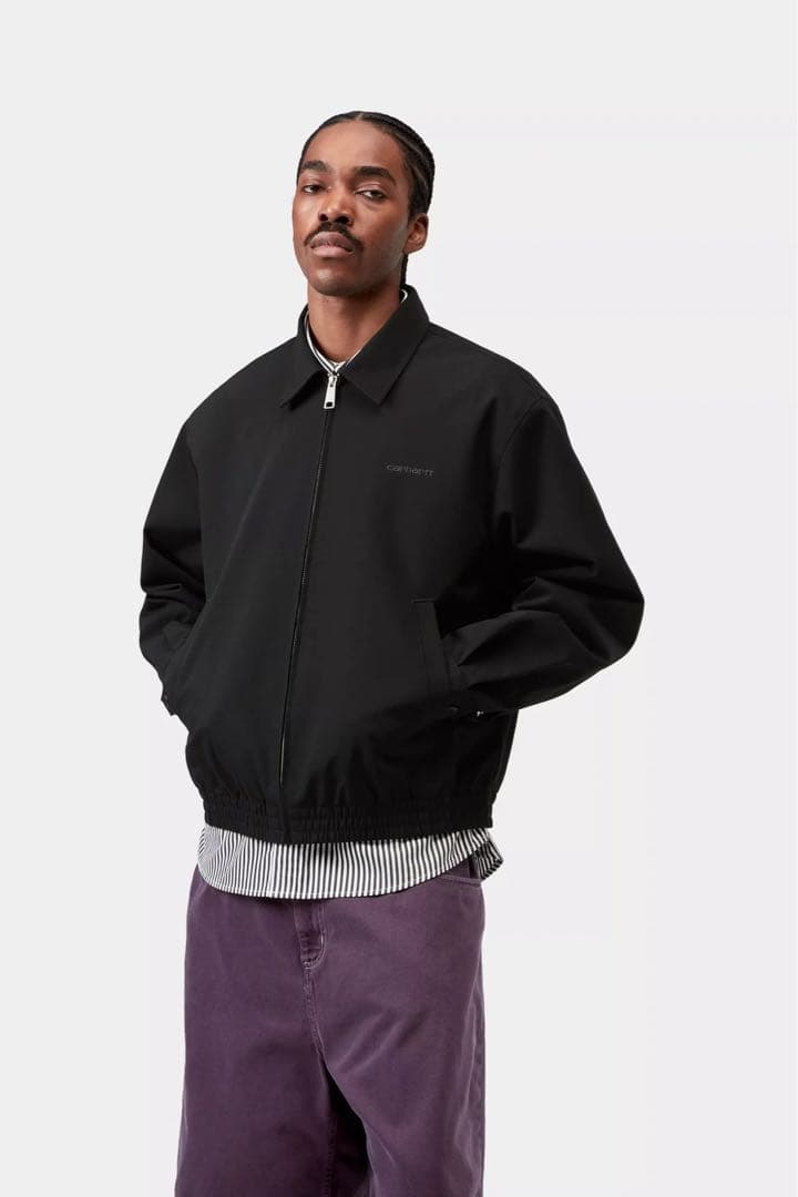 完売Carhartt Neven Jacket Black Graphite S