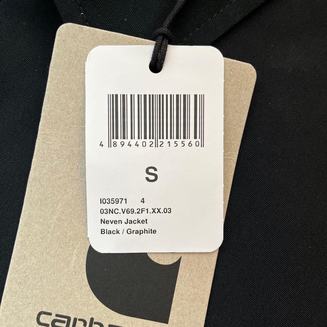 完売Carhartt Neven Jacket Black Graphite S