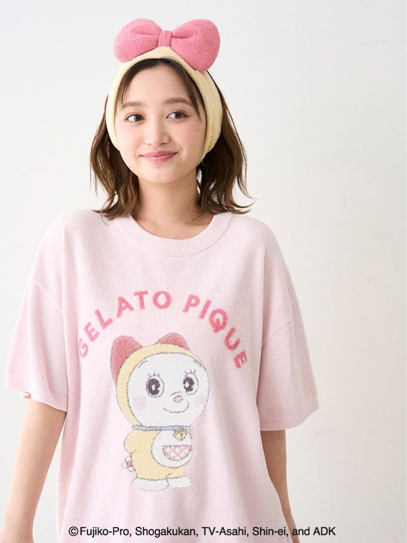 新品♡gelato pique ドラミちゃん プルオーバー&ショートパンツセット