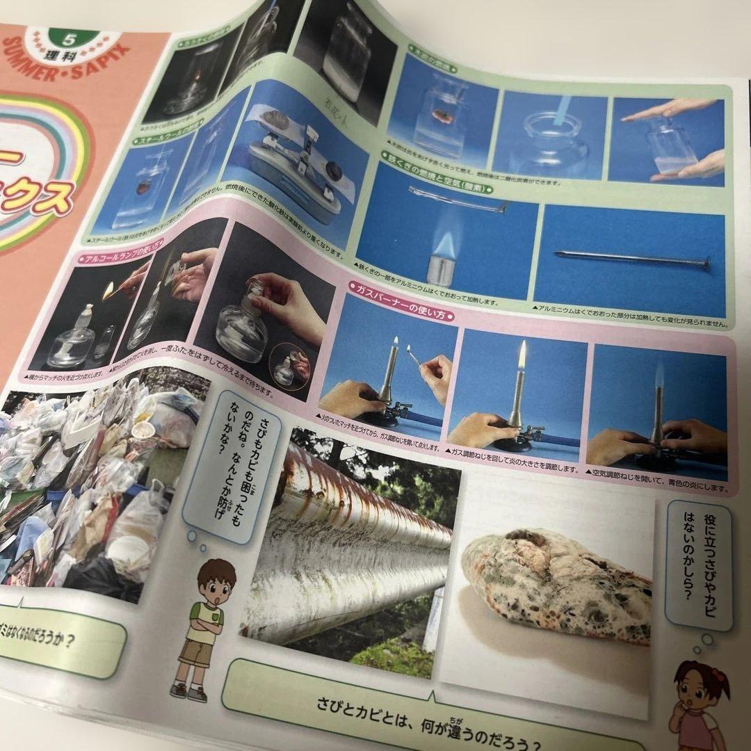 ㉑ＡA レア書き込みなし　サマーサピックス　SAPIX 5年　理科　テキスト