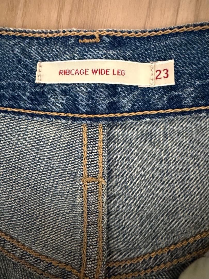 Levi's デニムパンツ 別注SMU RIBCAGE WIDE LEG