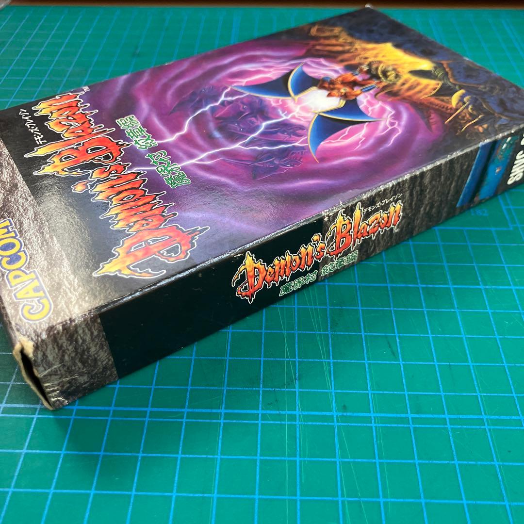 【空箱のみ】 デモンズ・ブレイゾン 魔界村 紋章編 スーファミ