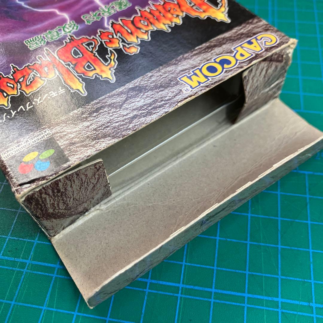 【空箱のみ】 デモンズ・ブレイゾン 魔界村 紋章編 スーファミ