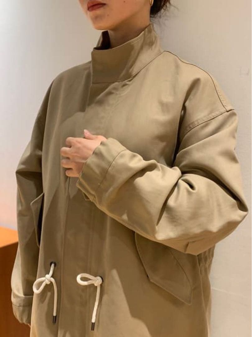 新品★ コットン モッズコート ベージュ TOMORROWLAND ¥35200