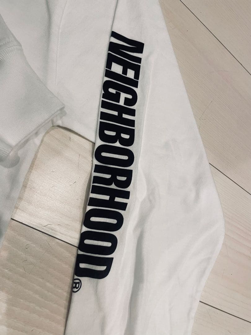 NEIGHBORHOOD ロングスリーブ Tシャツ M ホワイト　ほぼ新品