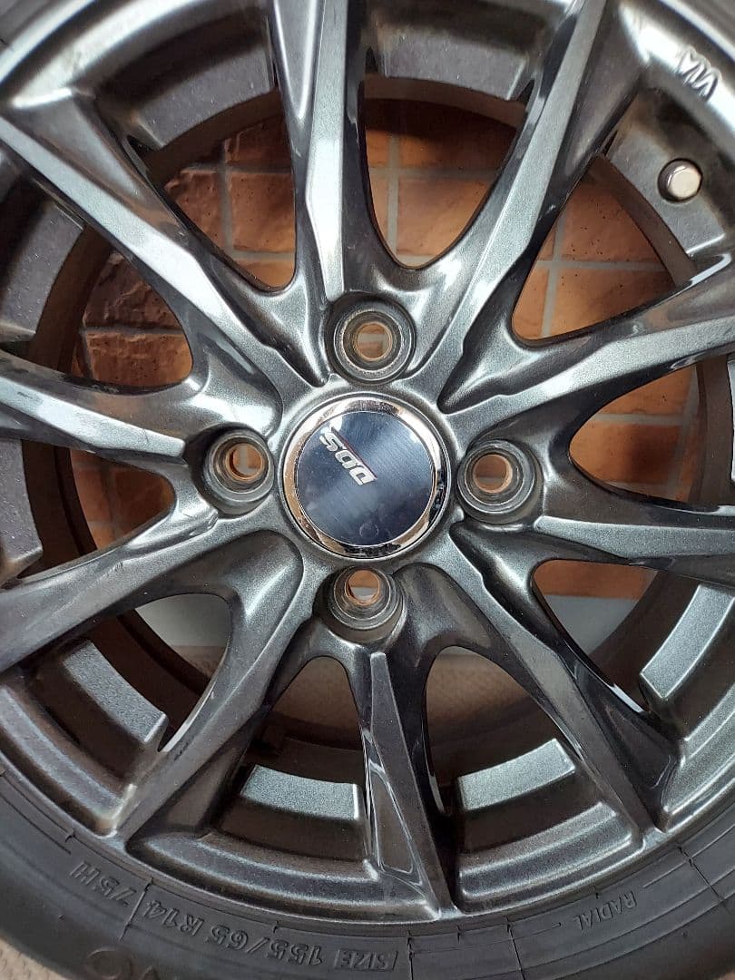 【美品】 ブリヂストン 155/65R14 75H