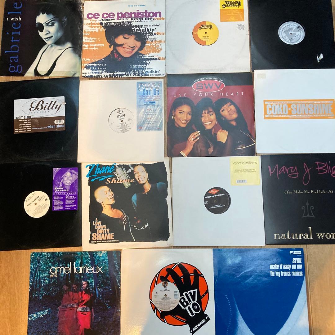 【まとめ売り】90s R&B Classicレコードセット SWV,Zhane他