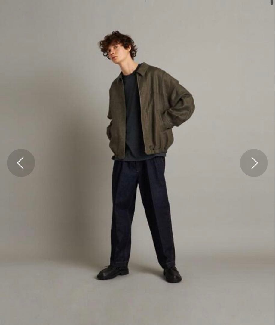＜Steven Alan＞ LINEN ZIP BALON BLOUSON