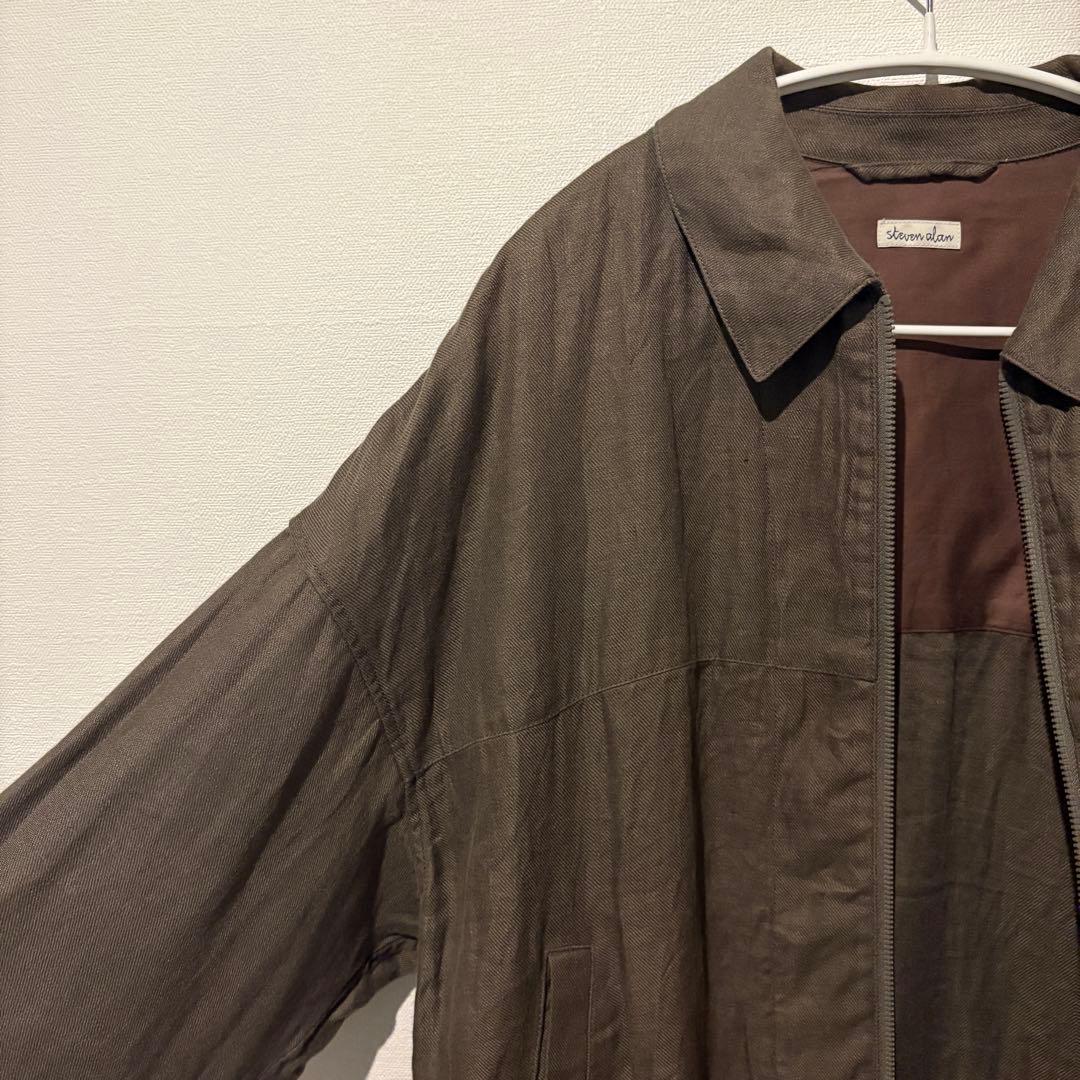 ＜Steven Alan＞ LINEN ZIP BALON BLOUSON