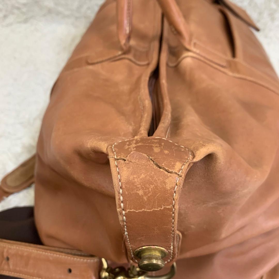 希少✨OLD COACH 2way 大容量 ボストンバッグ ショルダーバッグ