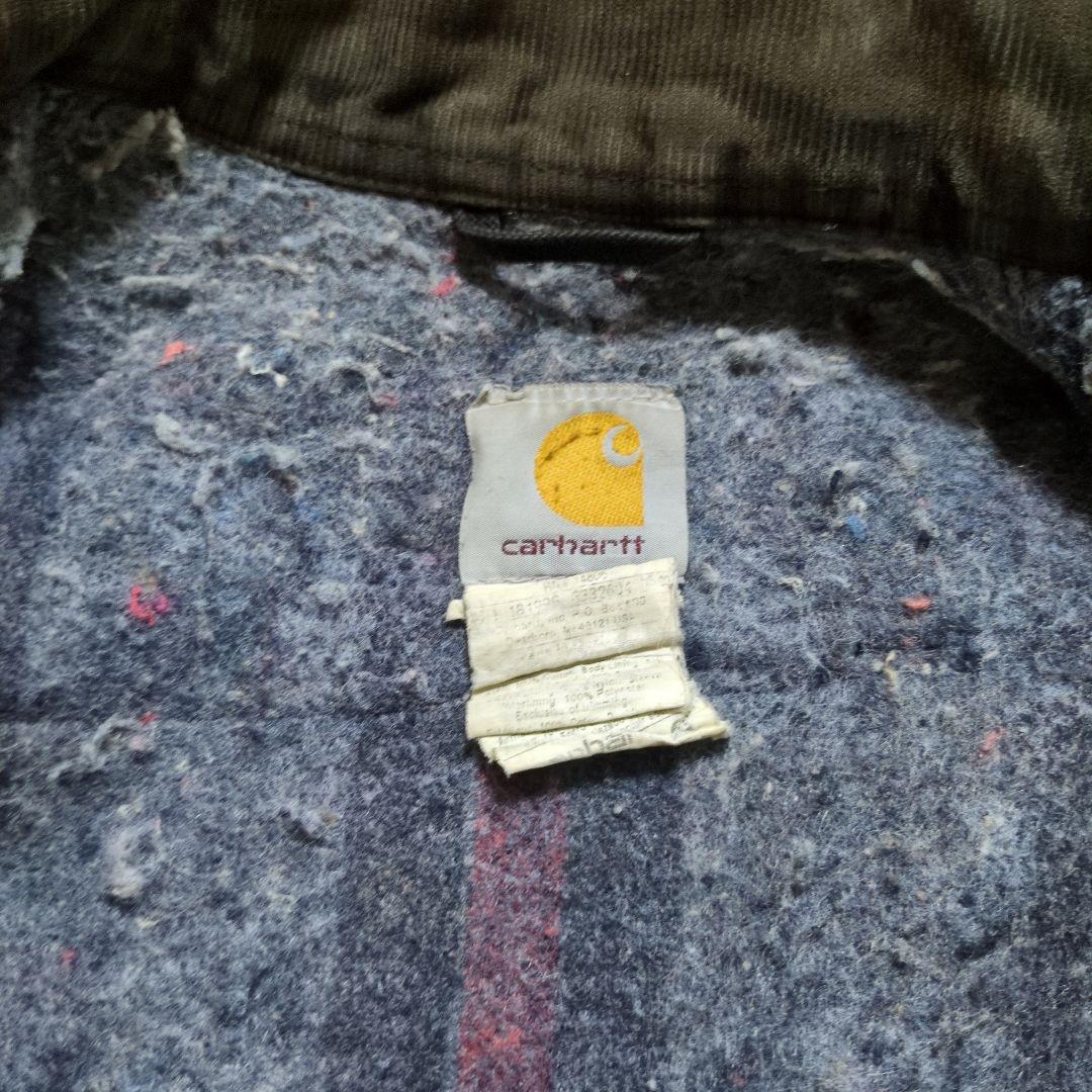 ダメージ！Carhartt DETROIT JACKETバックプリントSサイズ