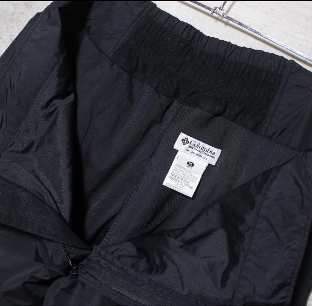 【美品 超極太】厚地 中綿入り【XL】USA コロンビア スノーボードパンツ