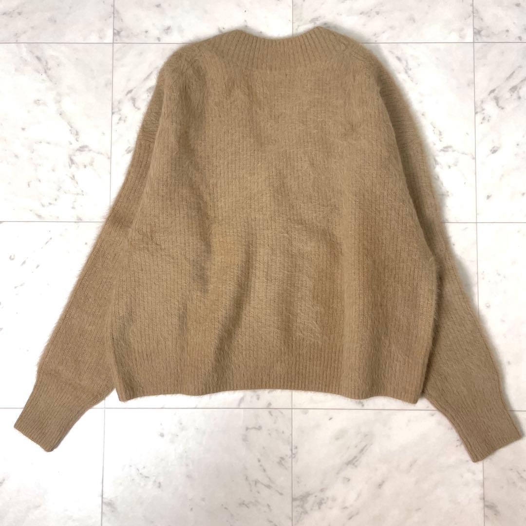 【未使用級】ガリャルダガランテ 23AW カシミヤ混カーディガン F キャメル
