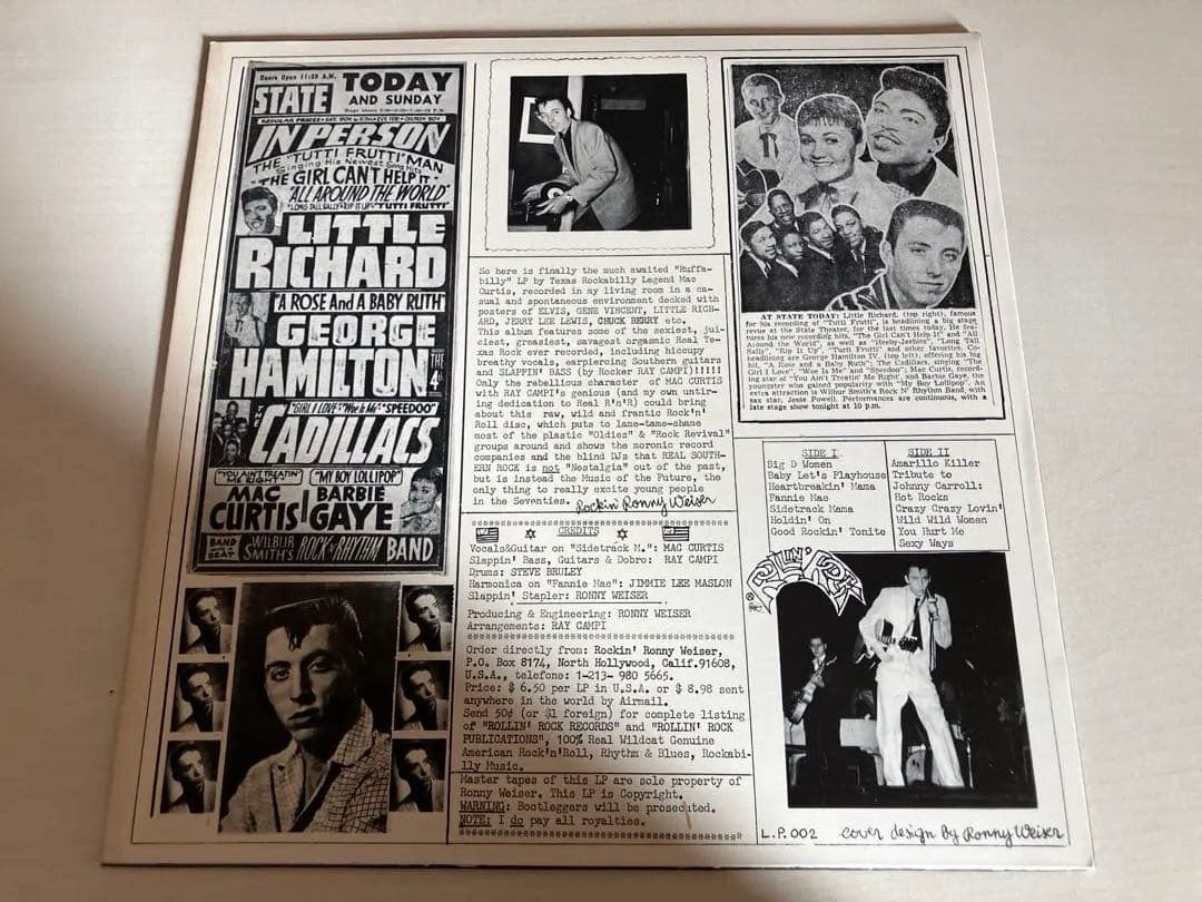 【まとめ売り】rockabillyレコード5枚セット