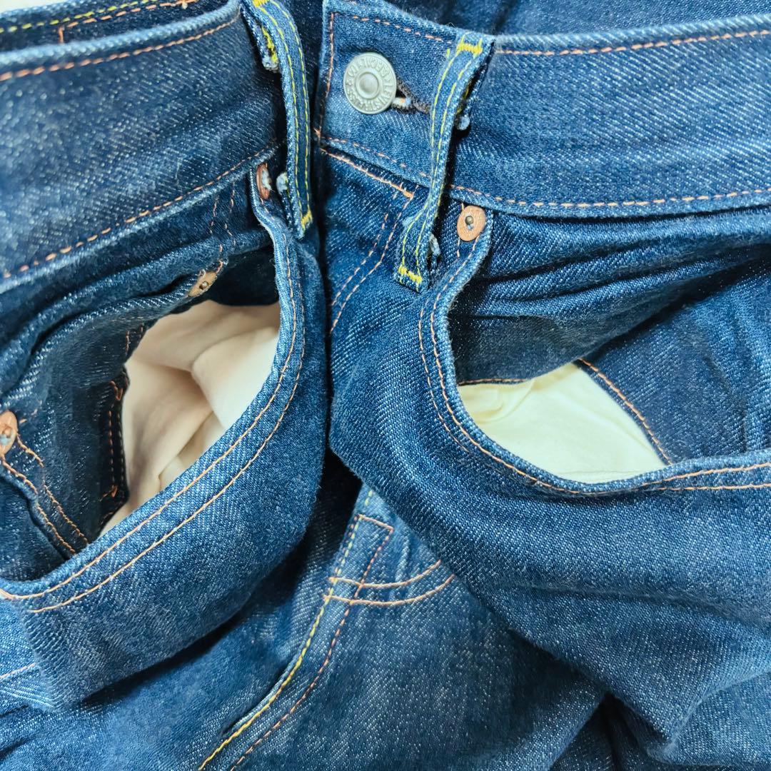 Levis リーバイス 701 赤耳 ビッグE W28トルコ濃紺　モンローデニム