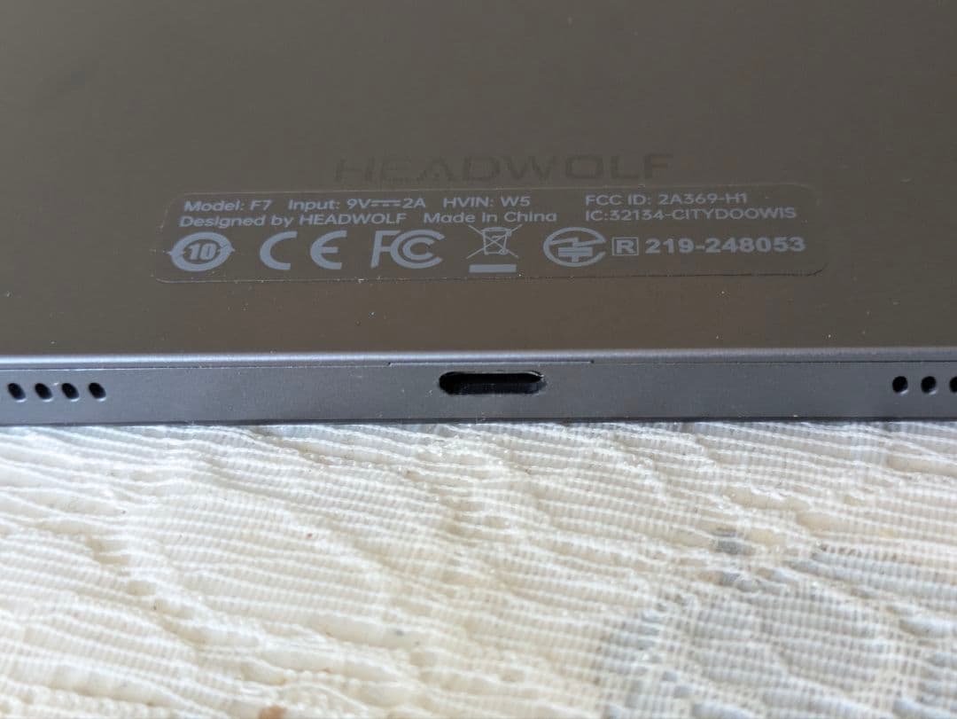 【美品】HEAD WOLE F7A FPad pro