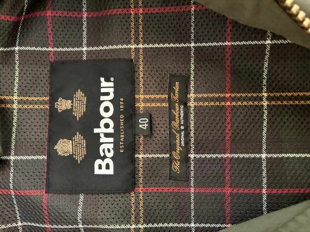 Barbour ジャケット 40サイズ オリーブ
