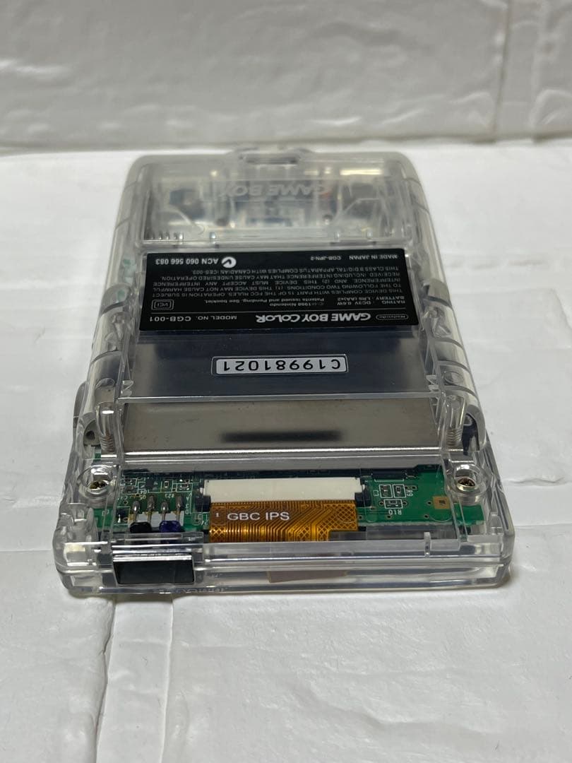 ゲームボーイカラー　バックライト　IPS 大画面　新品シェル