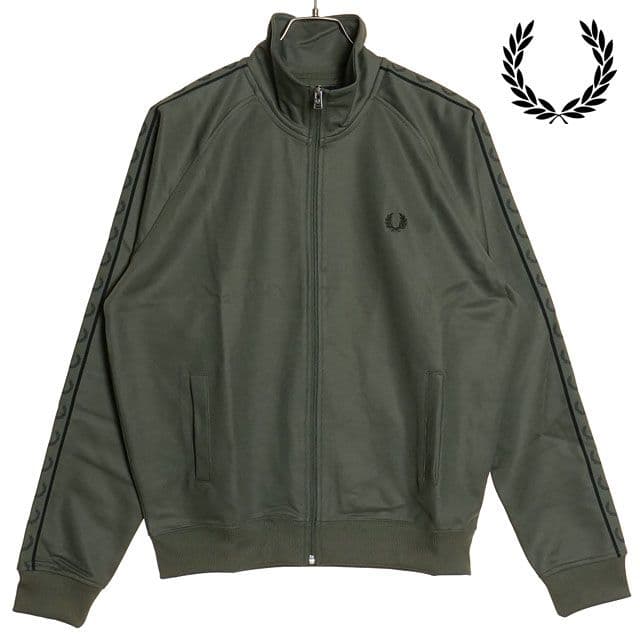 ななこオリーブグリーン ジップアップジャケット トラックジャケット