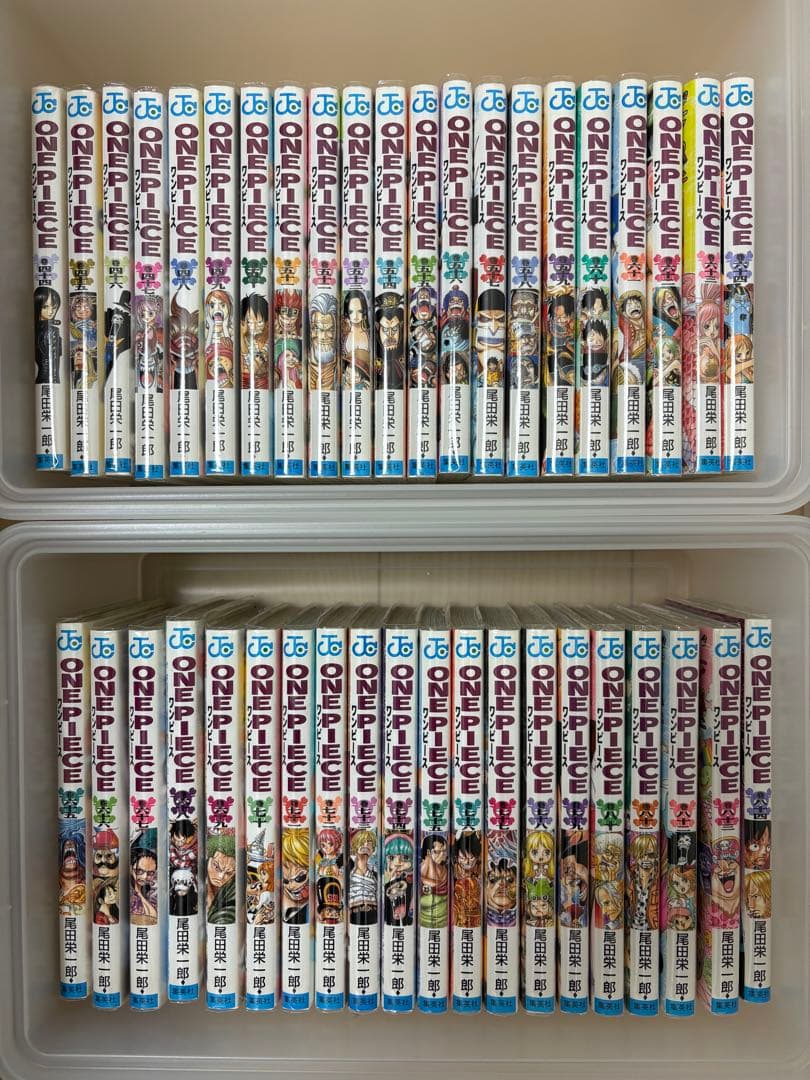 【クリアカバー取付済】ONE PIECE 1〜107巻セット