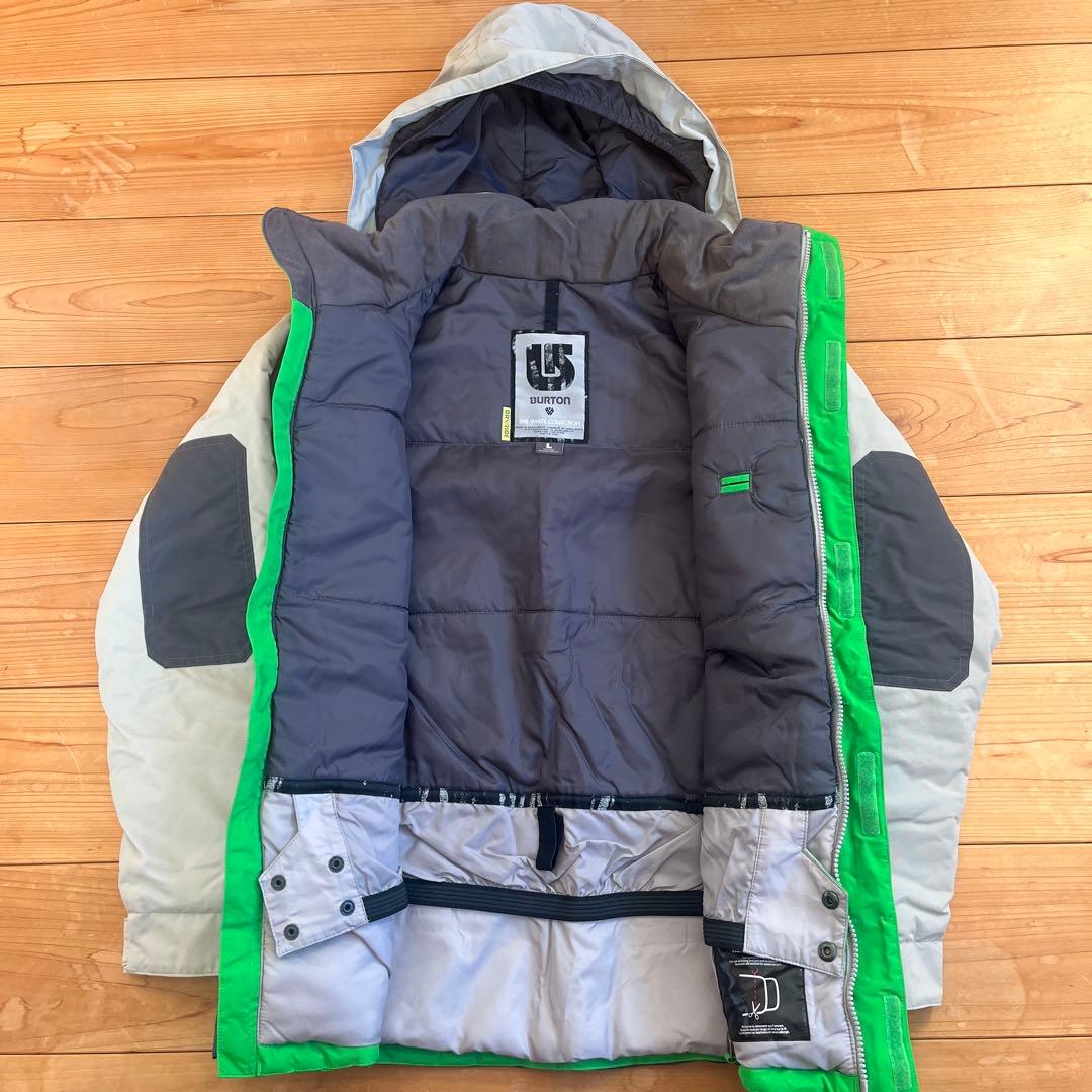 Burton 子ども用スノーボードウェアセット グリーン/グレー