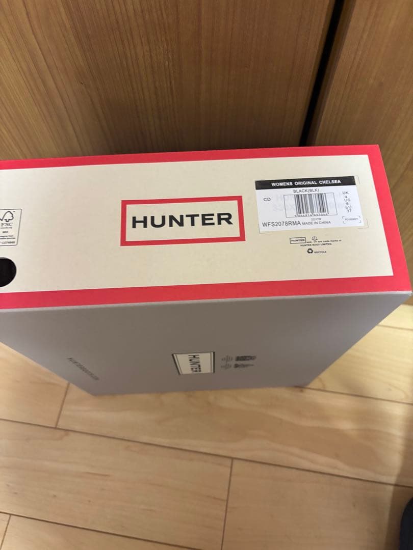 HUNTER ハンター　レインブーツ　サイドゴア　オリジナルチェルシー