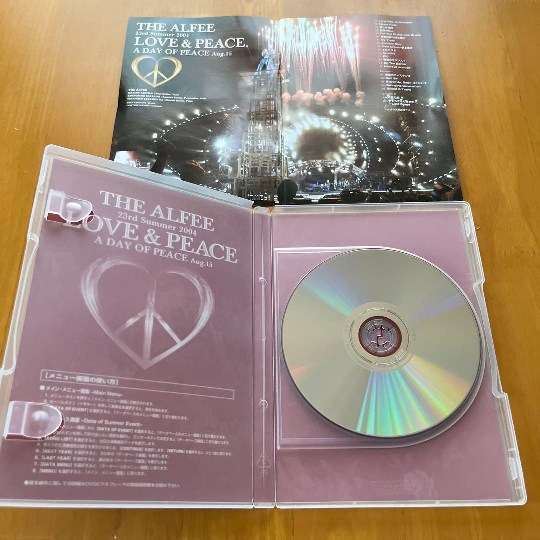 THE ALFEE 23rd Summer 2004 LOVE&PEACEセット