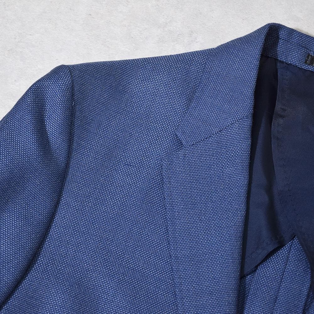Paul Smith The Byard ウール シルク ジャケット L ブルー
