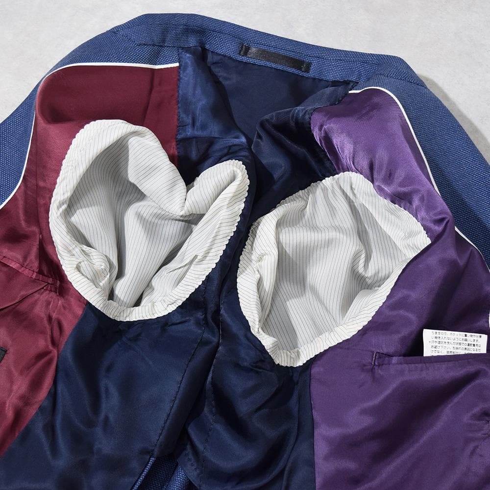 Paul Smith The Byard ウール シルク ジャケット L ブルー
