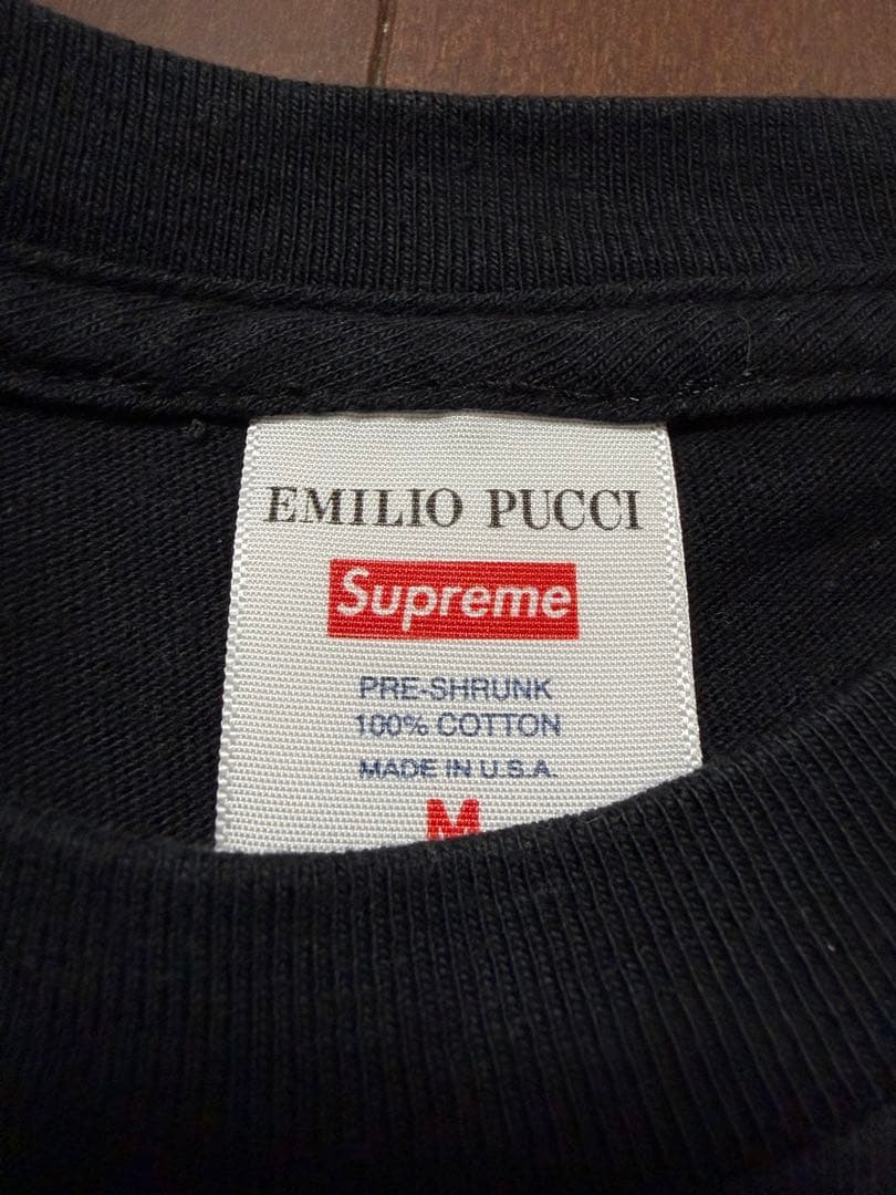 Supreme Emilio Pucci Box Logo Tee エミリオ