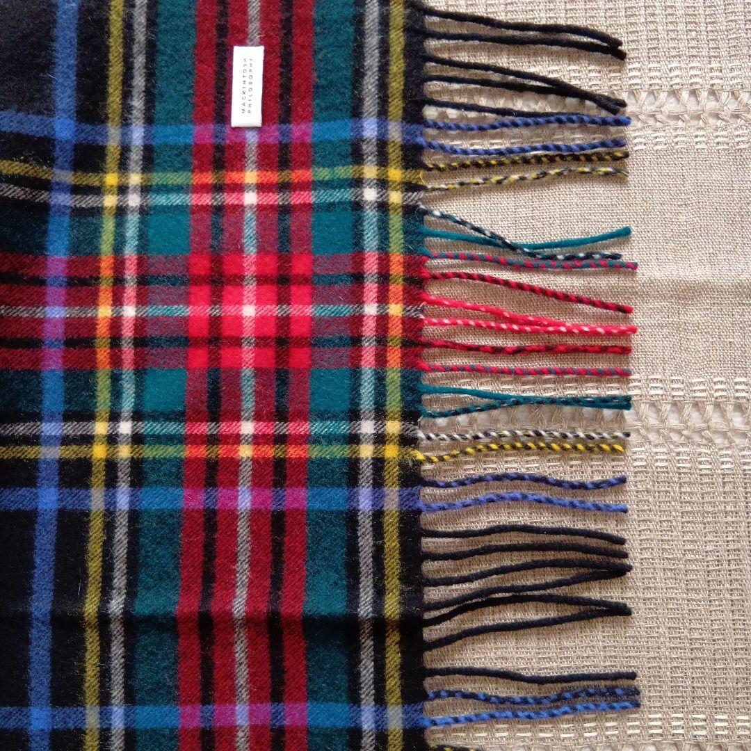 MACKINTOSH PHILOSOPHY カシミア・タータンチェックストール