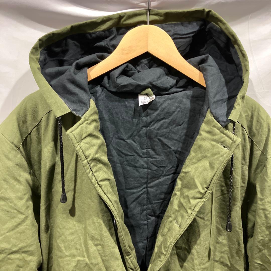 チェコ軍　ユーロミリタリー　モッズコート　中綿入り　美品　デッドストック　古着