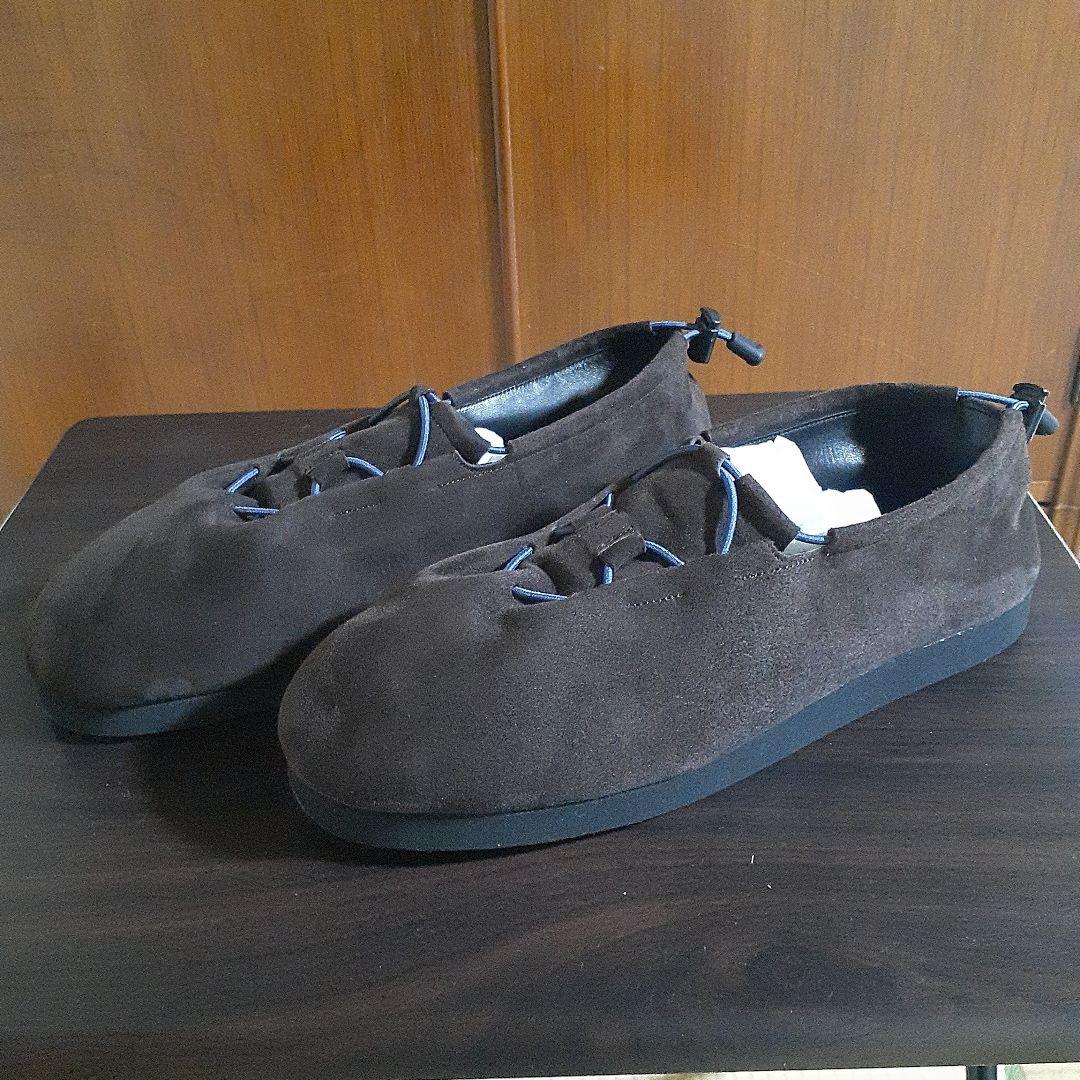 靴 AURALEE LAMB SUEDE CORD SHOES 28.0 US10