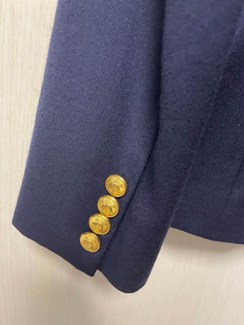Ralph Lauren ラルフローレン　紺ブレ 金ボタンエンブレム