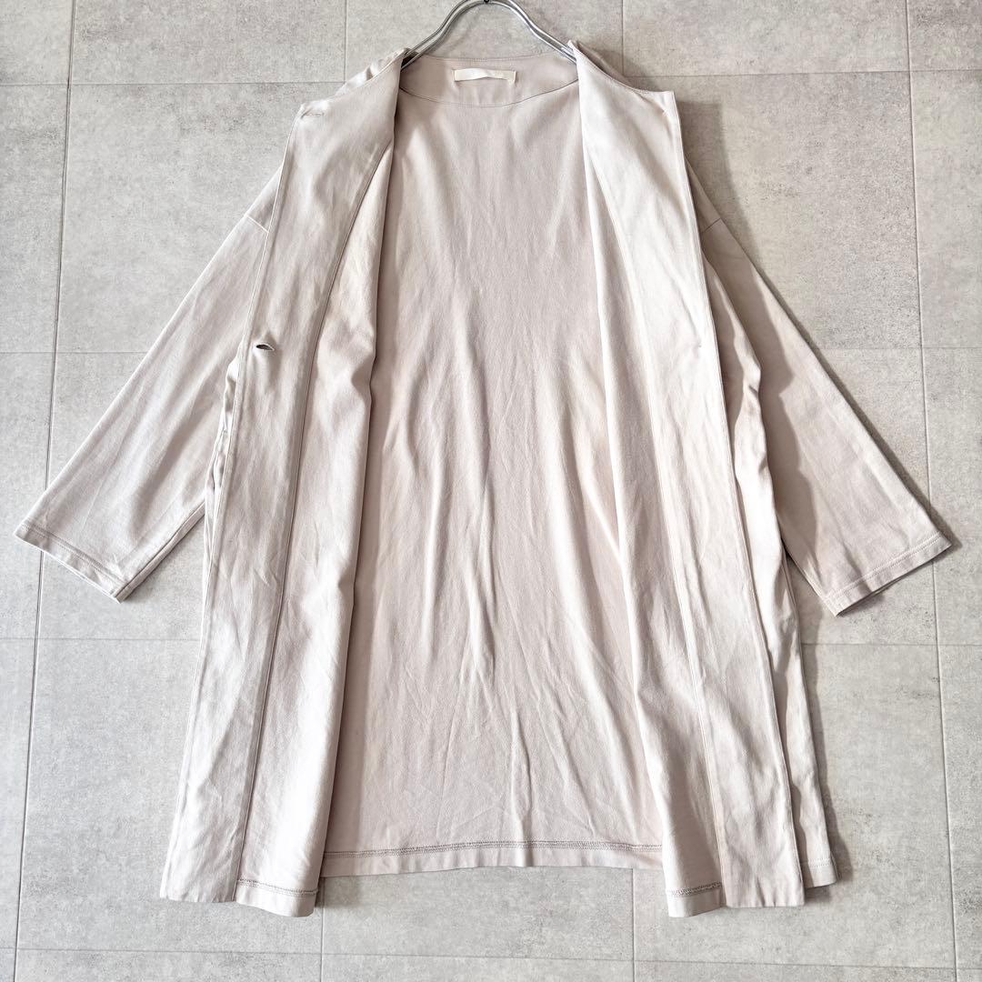 極美品✨️24AW 2,7万 エヴァムエヴァ スウェットローブ M ベージュ