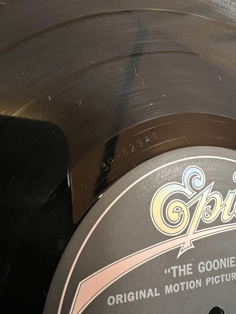 1985年 グーニーズ 帯付きサントラLP レコード美盤 28·3P-629