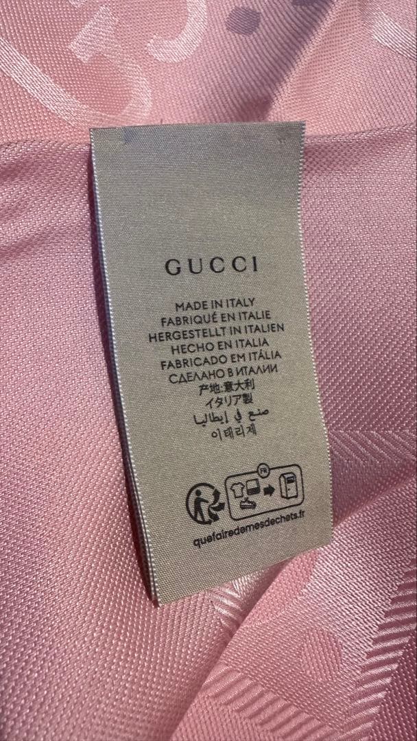即購入⭕️美品GUCCI GGジャガード シルクウールショール 試着のみ