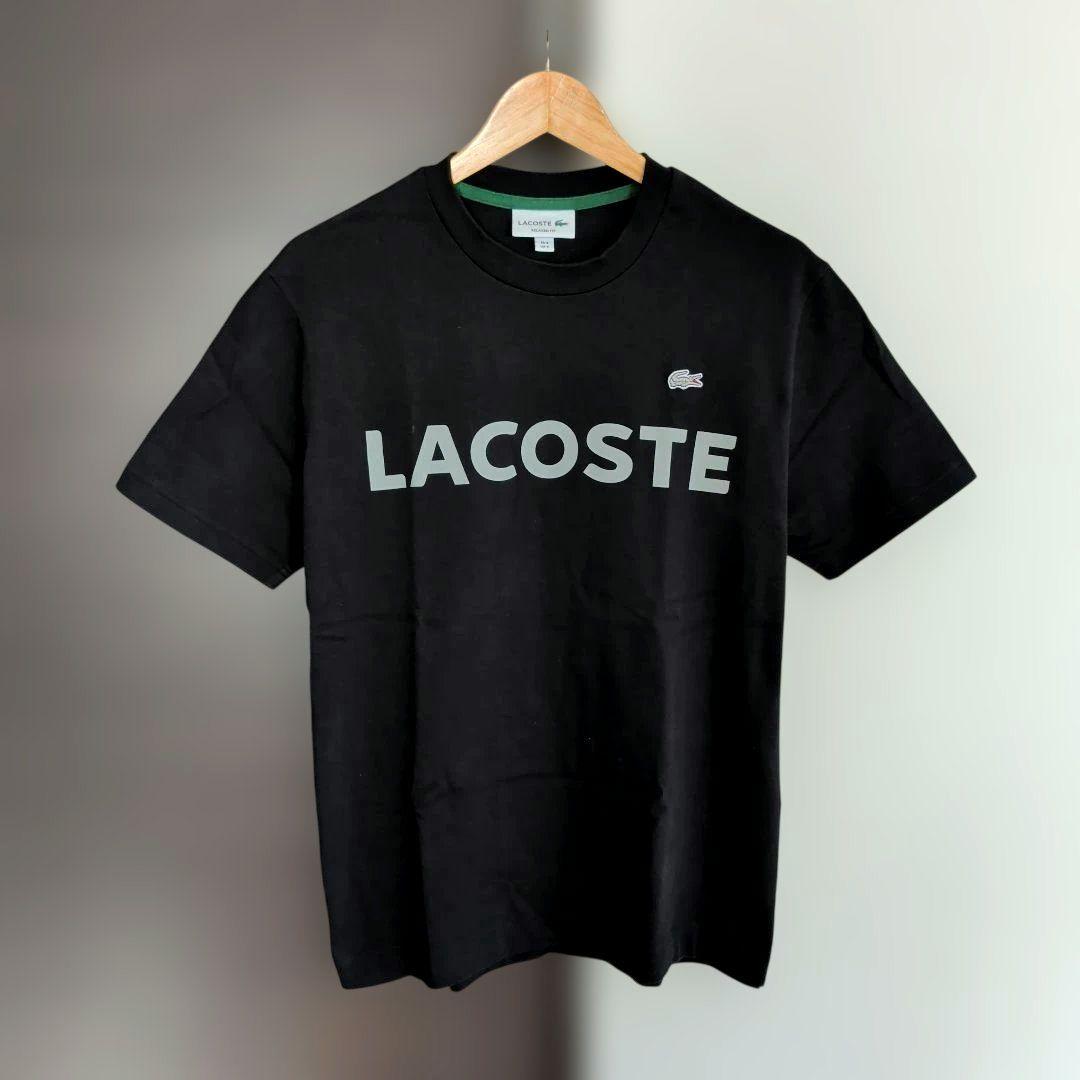 LACOSTE ラコステ リラックスフィット Tシヤツ カットソー ブラック