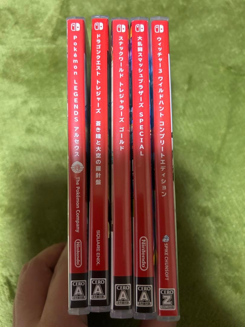 Nintendo Switch 人気ソフト5本 まとめ売り