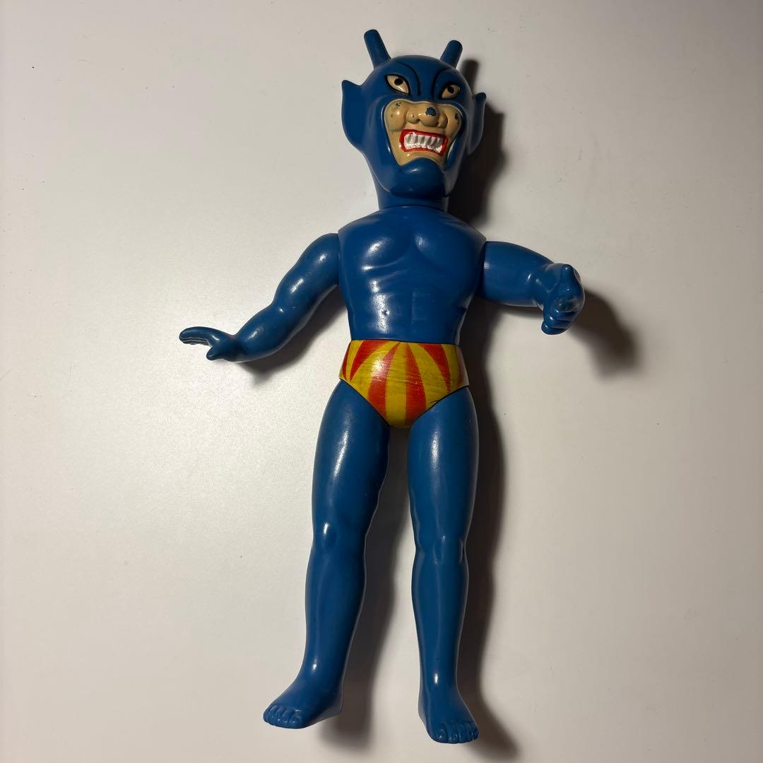 昭和レトロ　ミドルサイズ　タイガーマスク　ソフビ　3点セット