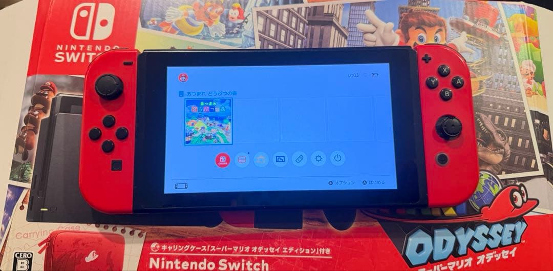 ジャンク Nintendo Switch スーパーマリオ オデッセイセット