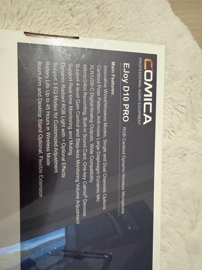 COMICA EJoy D10 PRO ワイヤレスマイク ゲーミング